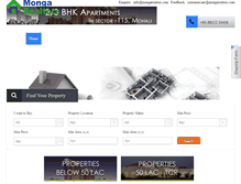 Tablet Screenshot of mongarealtors.com